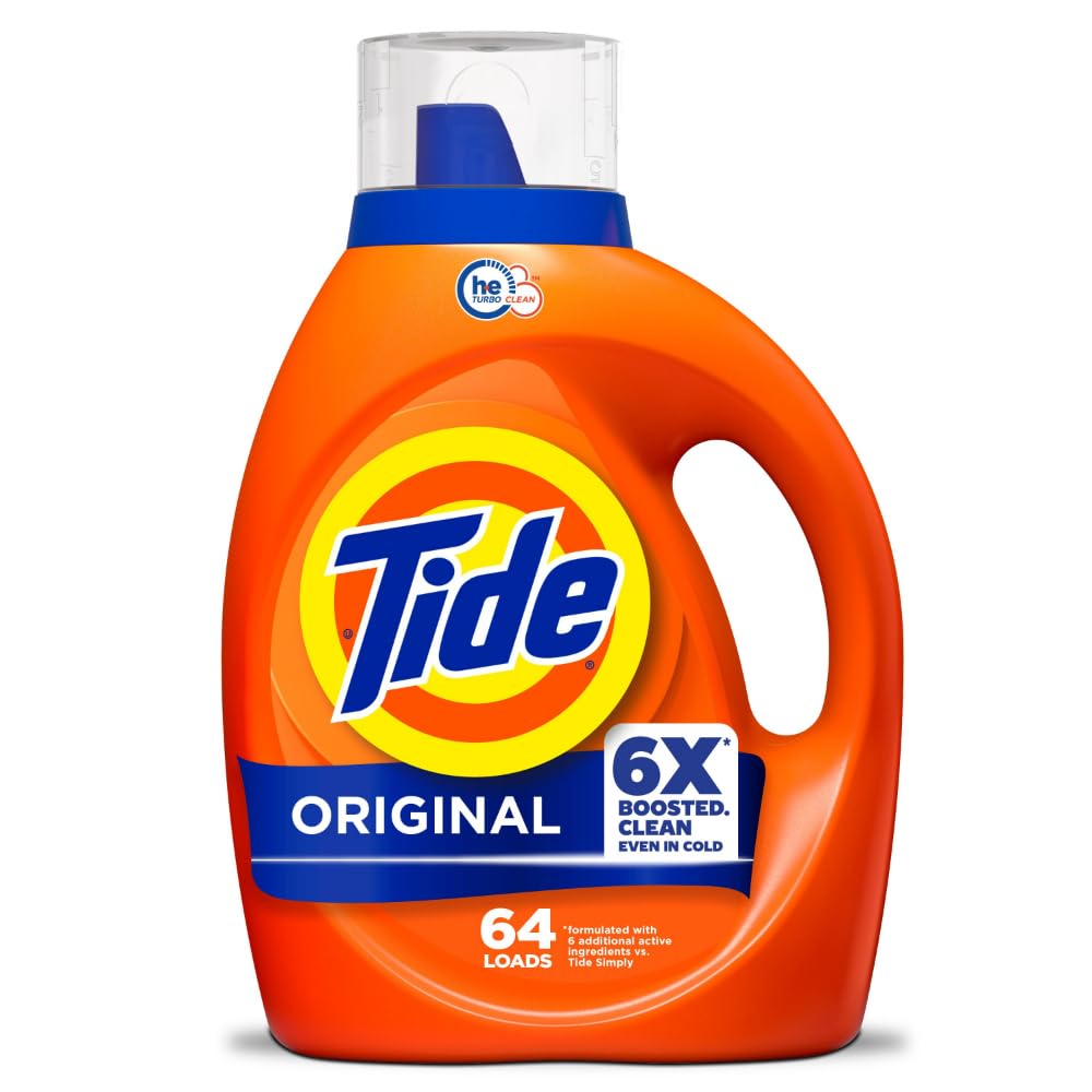 Laundry Detergent Liquid Original Scent HE Turbo Clean
