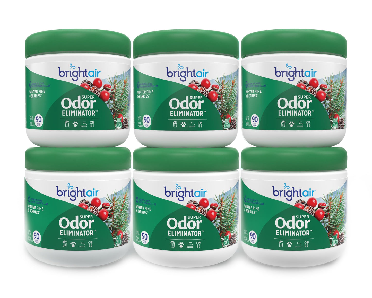 Solid Air Freshener Odor Eliminator 14oz 6 Pack