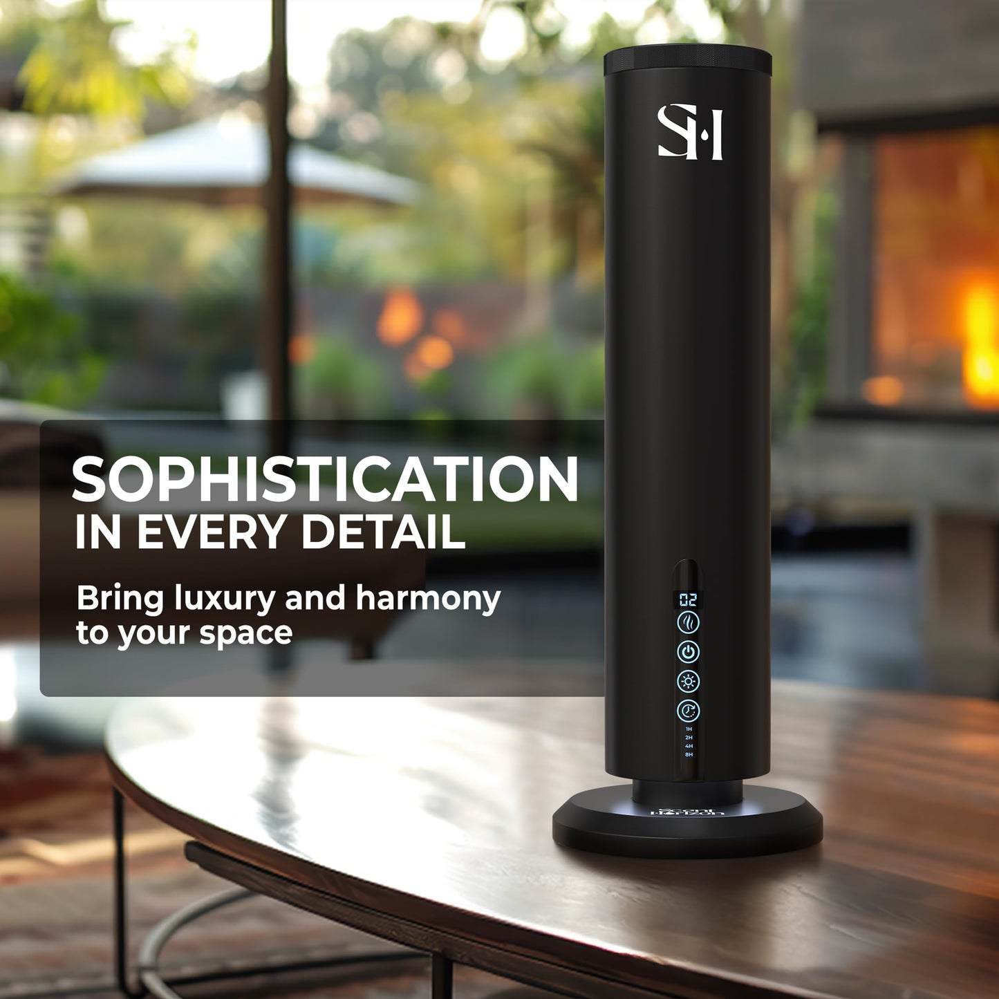 Waterless Hotel Scent Diffuser Tower Luxury Home Set