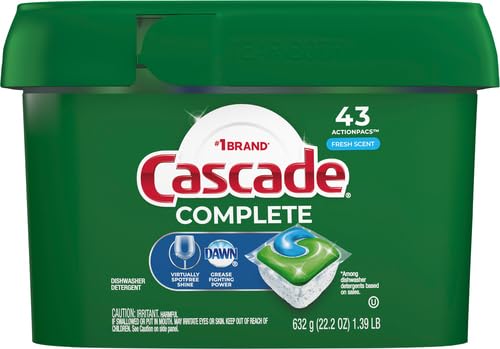 Complete Dishwasher Pods Deep Cleaning Tabs