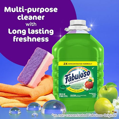 Multi Purpose Floor Cleaner No Rinse Fruit Scent 128oz