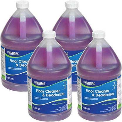 Multi Surface Floor Cleaner Deodorizer Lavender 1 Gallon 4 Pack