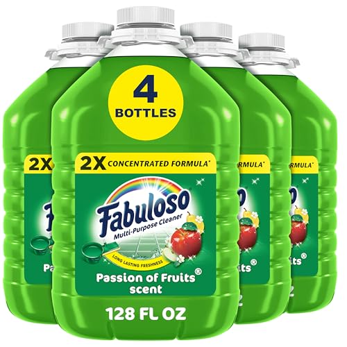 Multi Purpose Floor Cleaner No Rinse Fruit Scent 128oz