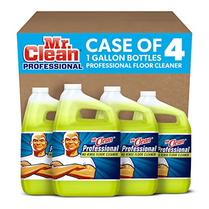 No Rinse Floor Cleaner Concentrate Commercial 1 Gallon 4 Pack