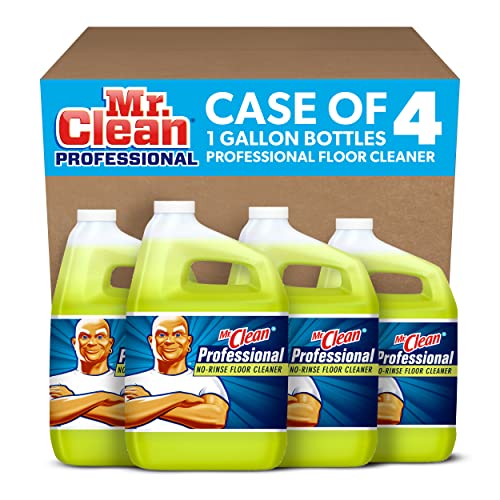 No Rinse Floor Cleaner Concentrate Commercial 1 Gallon 4 Pack