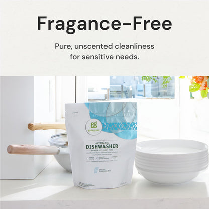 Natural Dishwasher Pods Enzyme Plant Based Tangerine Lemongrass