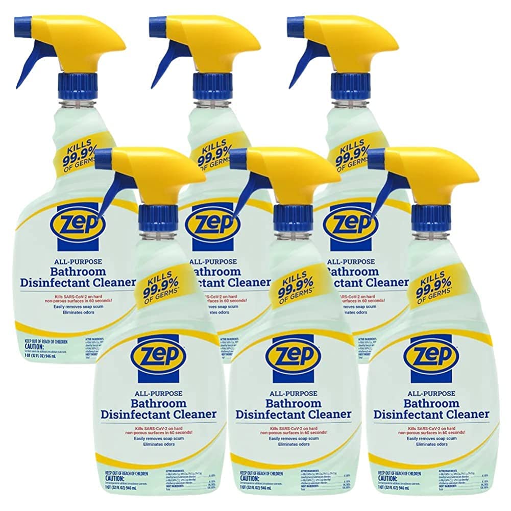 Bathroom Disinfectant Cleaner All Purpose Spray 32oz 6 Pack