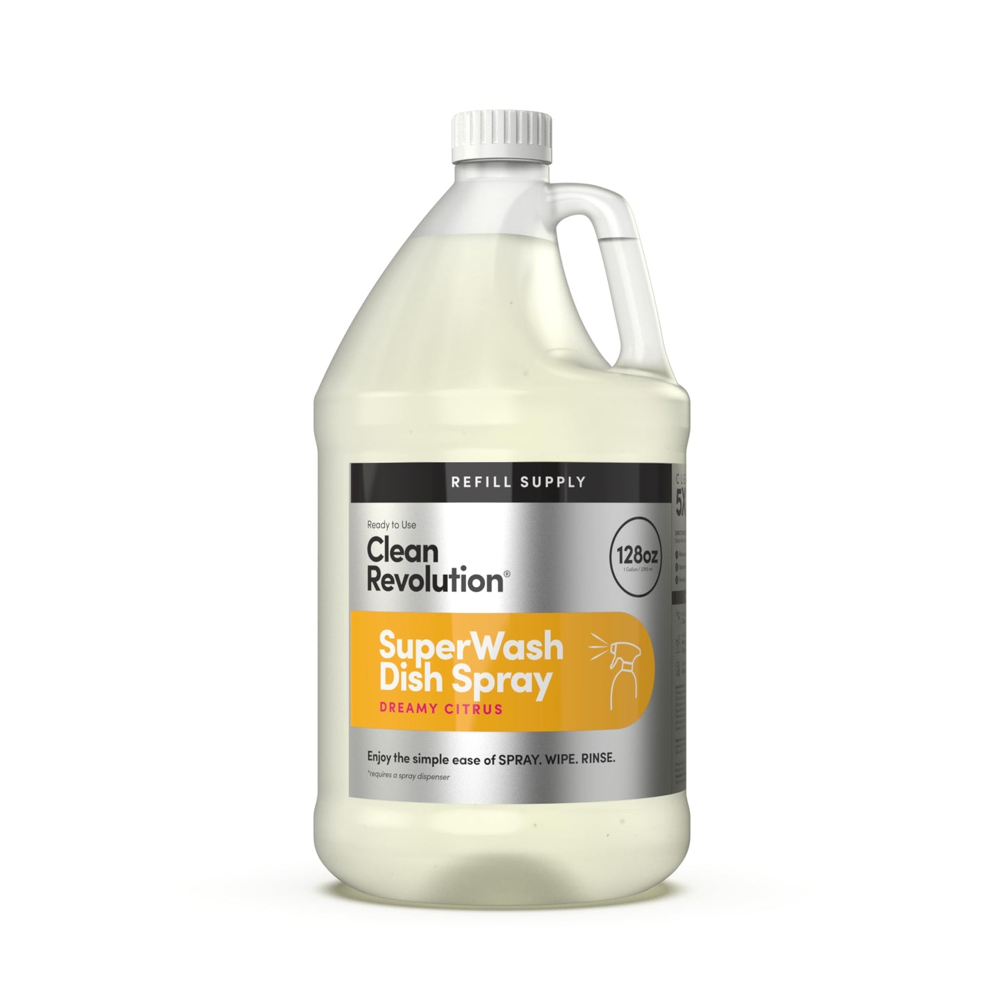 Clean Revolution Dish Soap Spray Refill Supply