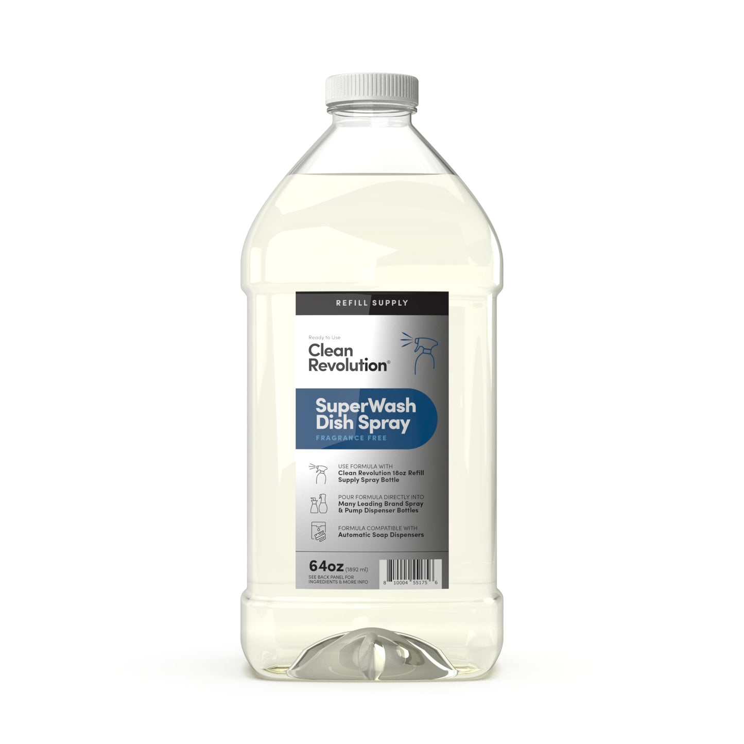 Clean Revolution Dish Soap Spray Refill Supply