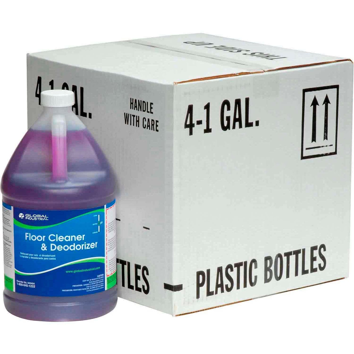 Multi Surface Floor Cleaner Deodorizer Lavender 1 Gallon 4 Pack