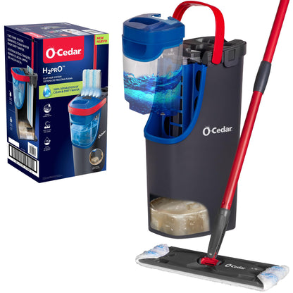 Dual Tank Spray Mop System Reusable Microfiber 3 Refills