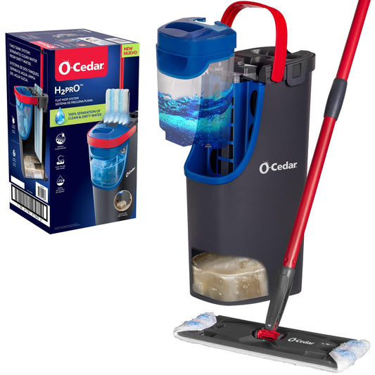 Dual Tank Spray Mop System Reusable Microfiber 3 Refills