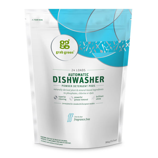 Natural Dishwasher Pods Enzyme Plant Based Tangerine Lemongrass