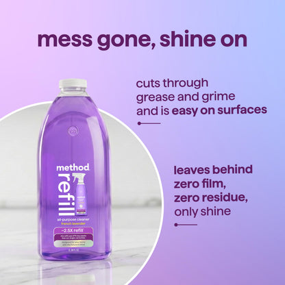 All Purpose Cleaner Refill French Lavender 68oz 6 Pack