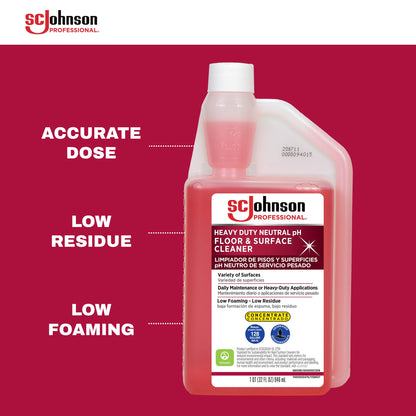 Neutral pH Floor Surface Cleaner Concentrate Heavy Duty Professional