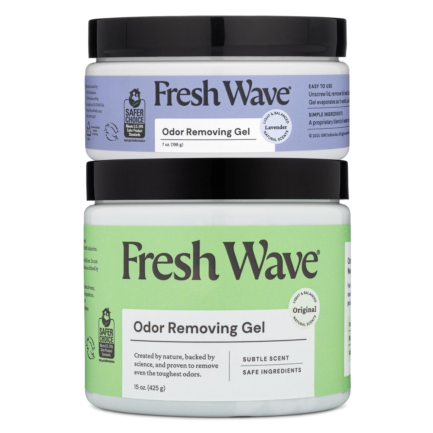 Odor Removing Gel 7 oz 3 Pack Fresh Wave