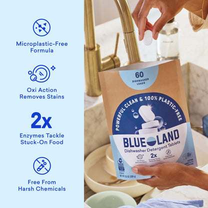 Plastic Free Dishwasher Tablets Eco Cleaning Tabs