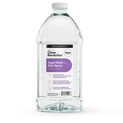 Clean Revolution Dish Soap Spray Refill Supply