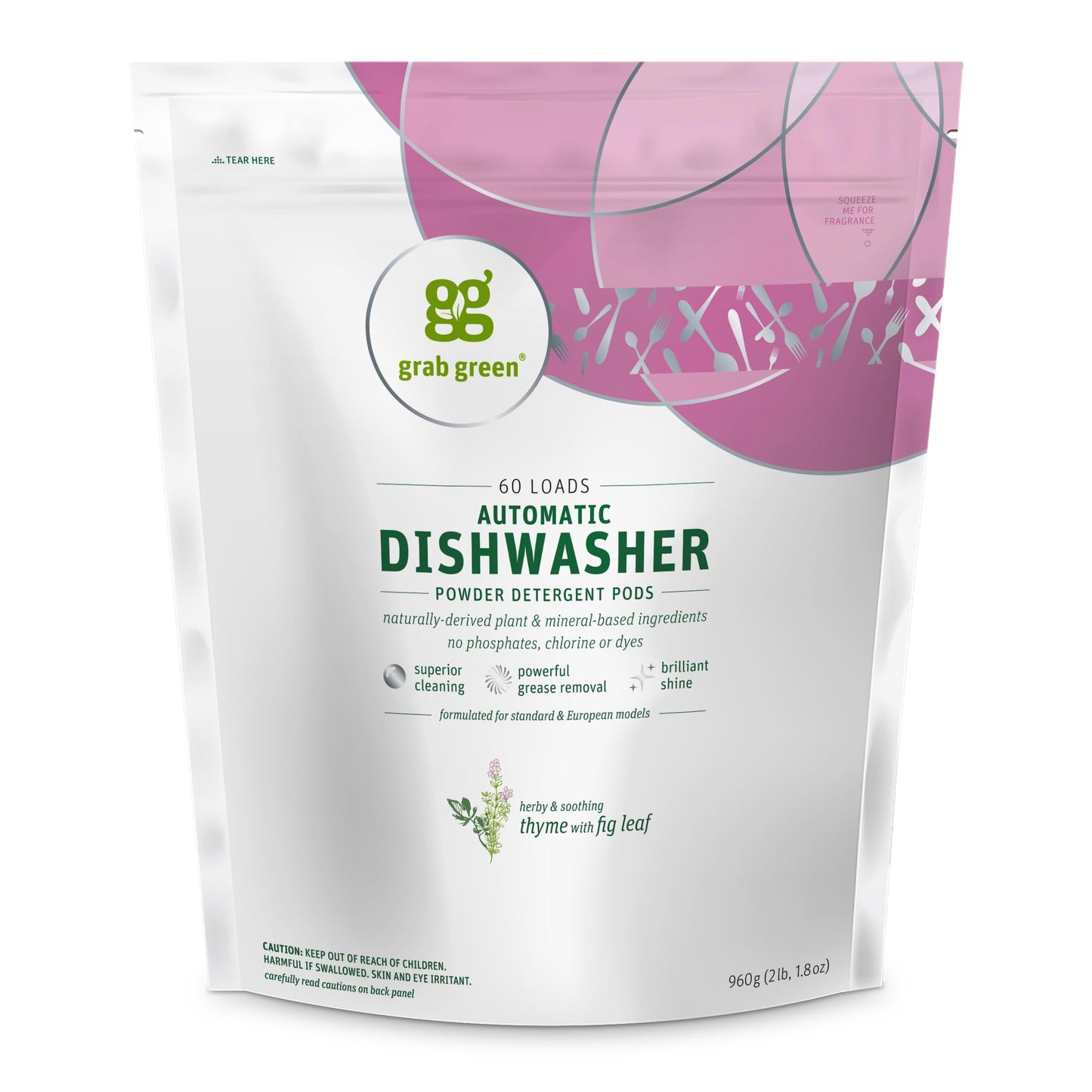 Natural Dishwasher Pods Enzyme Plant Based Tangerine Lemongrass