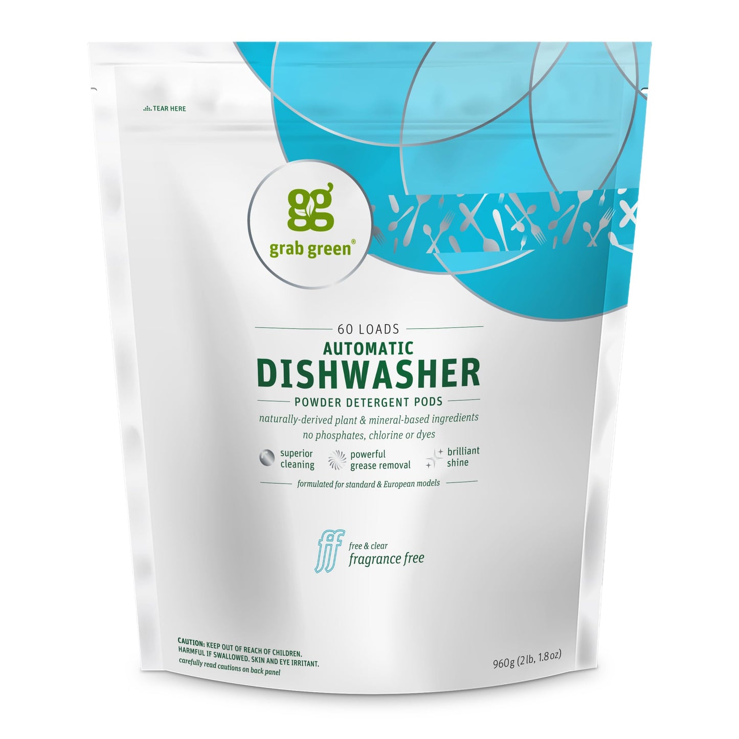 Natural Dishwasher Pods Enzyme Plant Based Tangerine Lemongrass