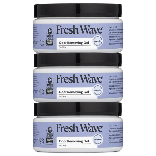 Odor Removing Gel 7 oz 3 Pack Fresh Wave