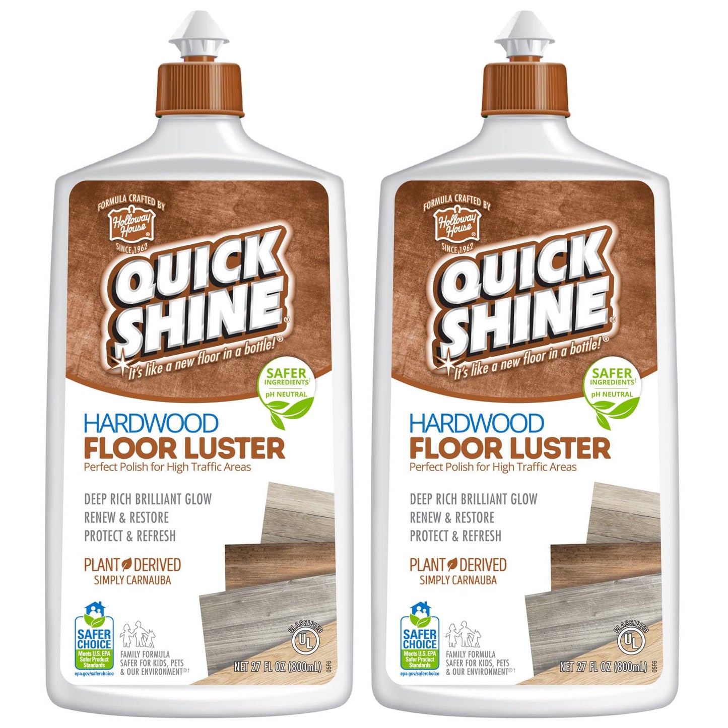 Quick Shine High Traffic Hardwood Floor Luster and Polish