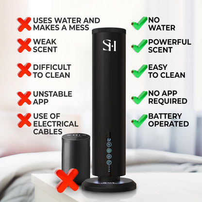 Waterless Hotel Scent Diffuser Tower Luxury Home Set