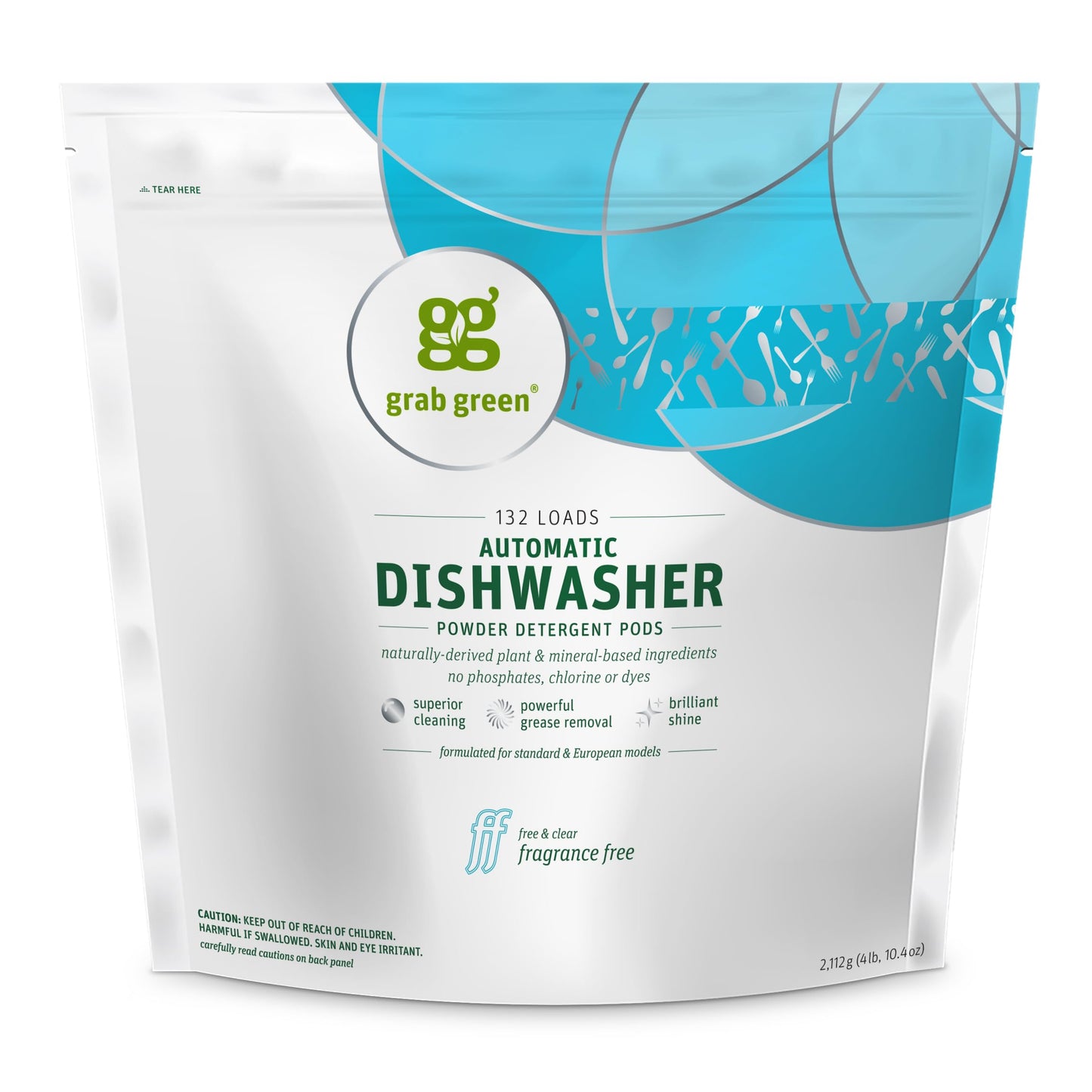 Natural Dishwasher Pods Enzyme Plant Based Tangerine Lemongrass