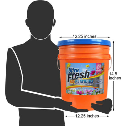 Laundry Detergent 6X Liquid 5 Gallon Bulk Fresh Softener