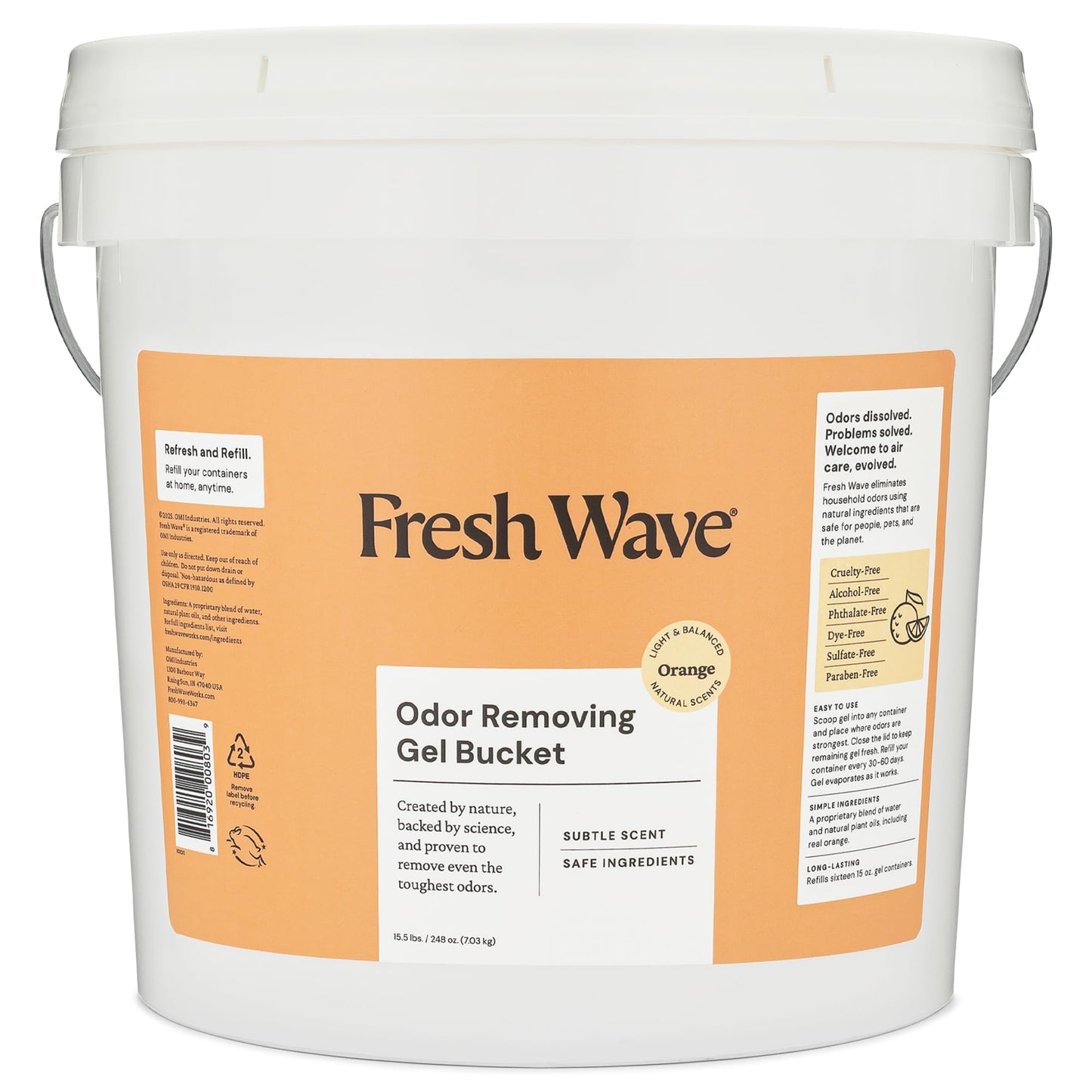 Odor Removing Gel 7 oz 3 Pack Fresh Wave