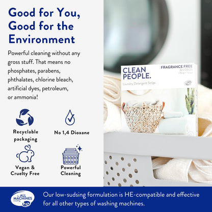 Laundry Detergent Sheets Hypoallergenic Stain Fighter Eco Refill