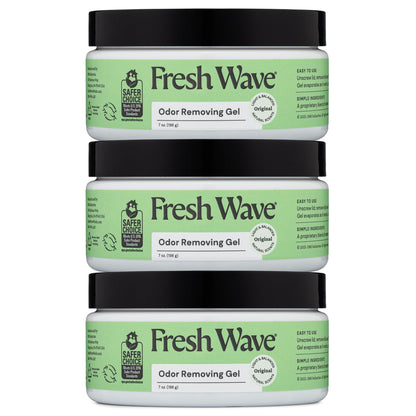Odor Removing Gel 7 oz 3 Pack Fresh Wave