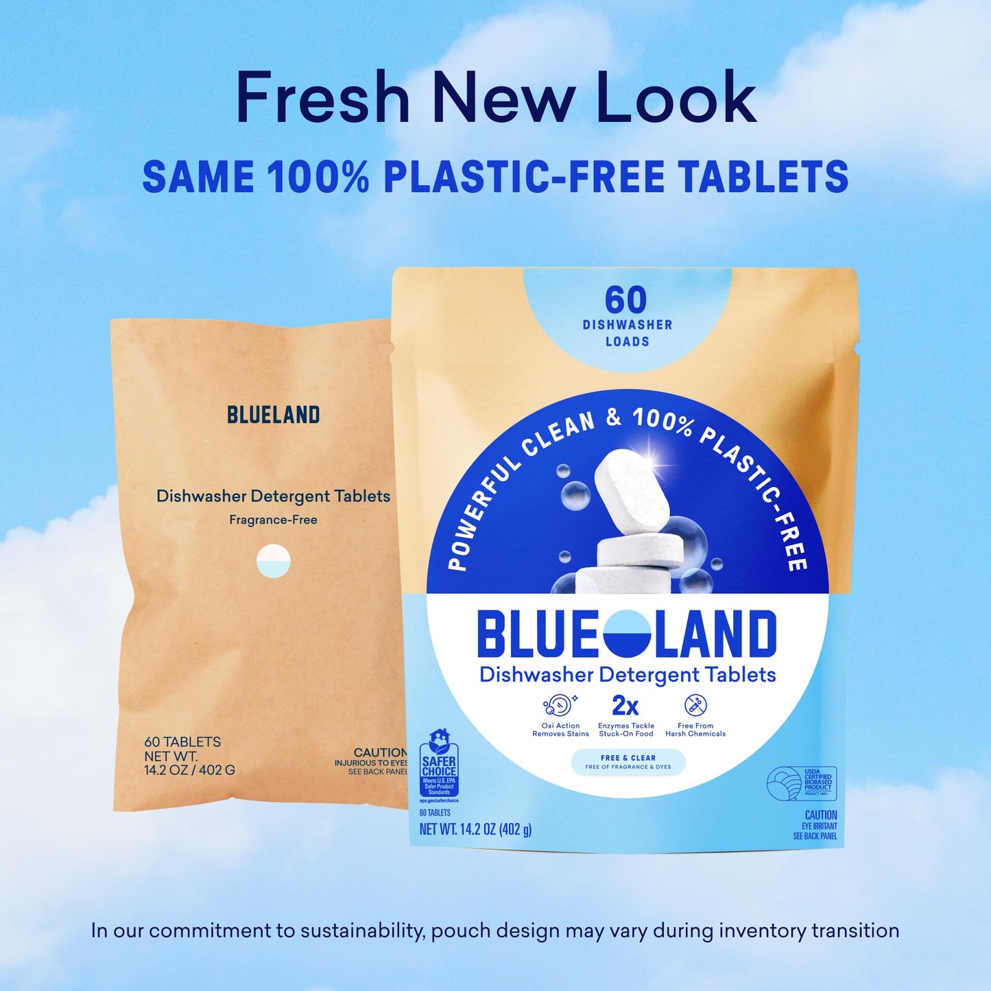 Plastic Free Dishwasher Tablets Eco Cleaning Tabs