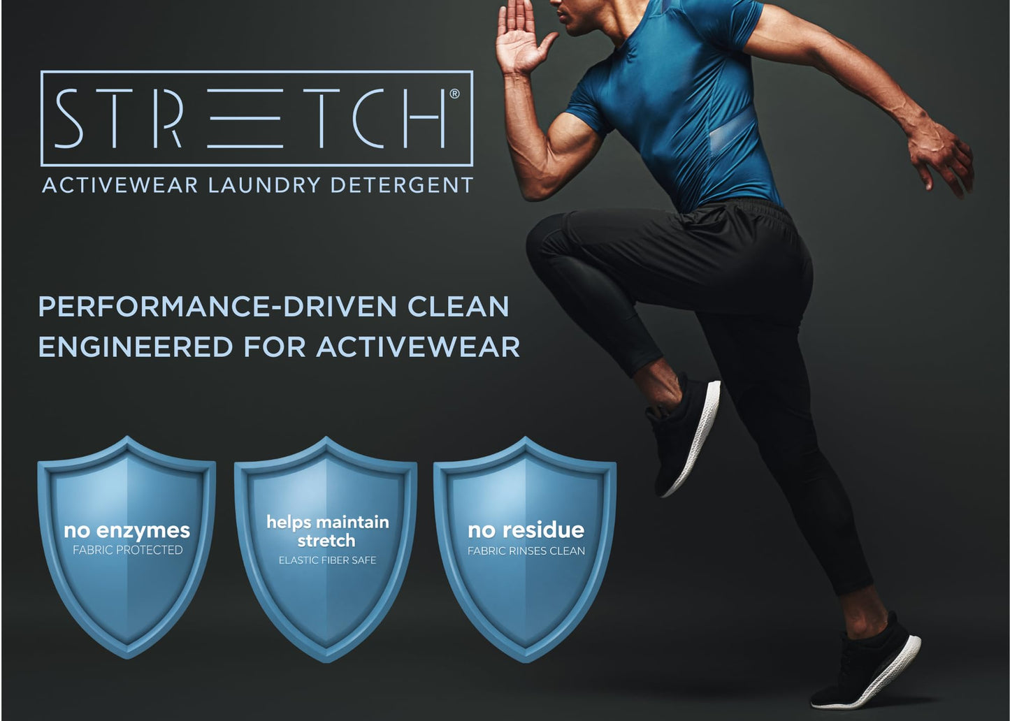 Active Wear Laundry Detergent Gentle Fabric Cleaner