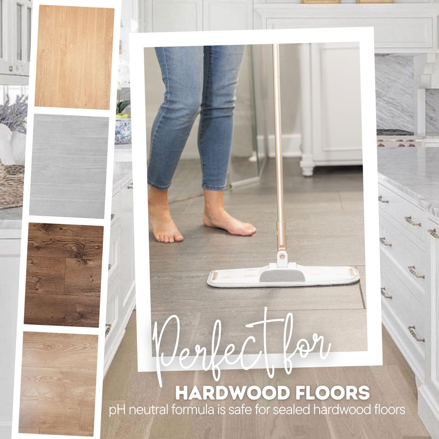 Quick Shine High Traffic Hardwood Floor Luster and Polish