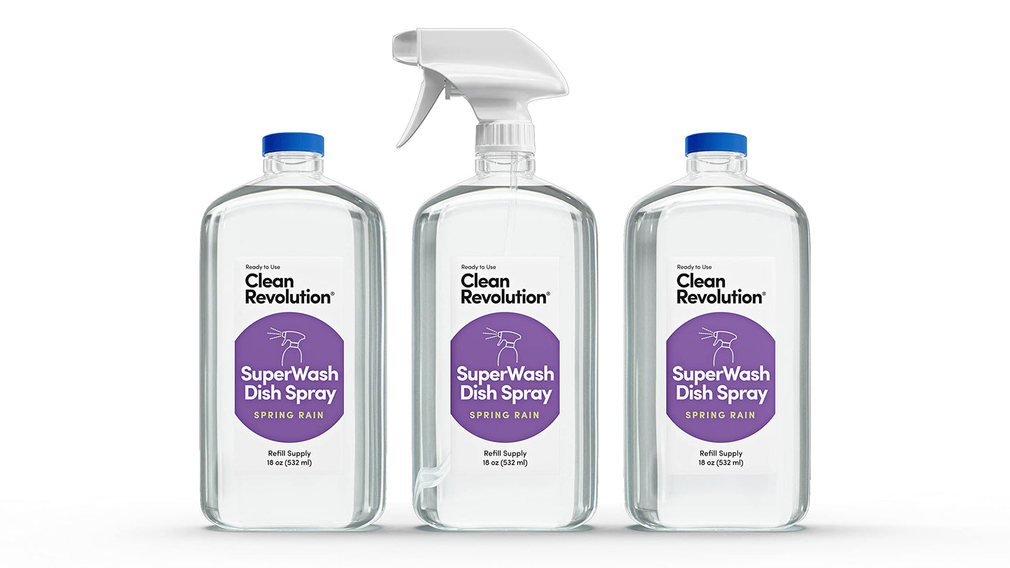 Clean Revolution Dish Soap Spray Refill Supply