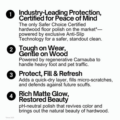 Quick Shine High Traffic Hardwood Floor Luster and Polish