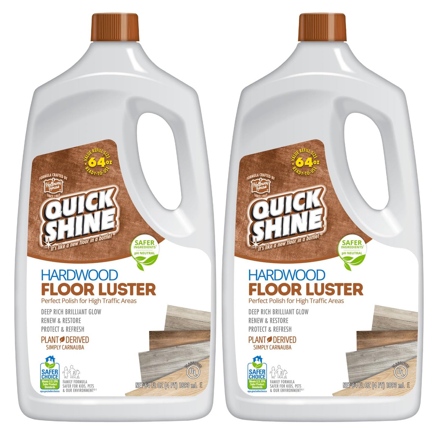 Quick Shine High Traffic Hardwood Floor Luster and Polish