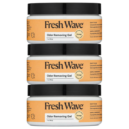 Odor Removing Gel 7 oz 3 Pack Fresh Wave
