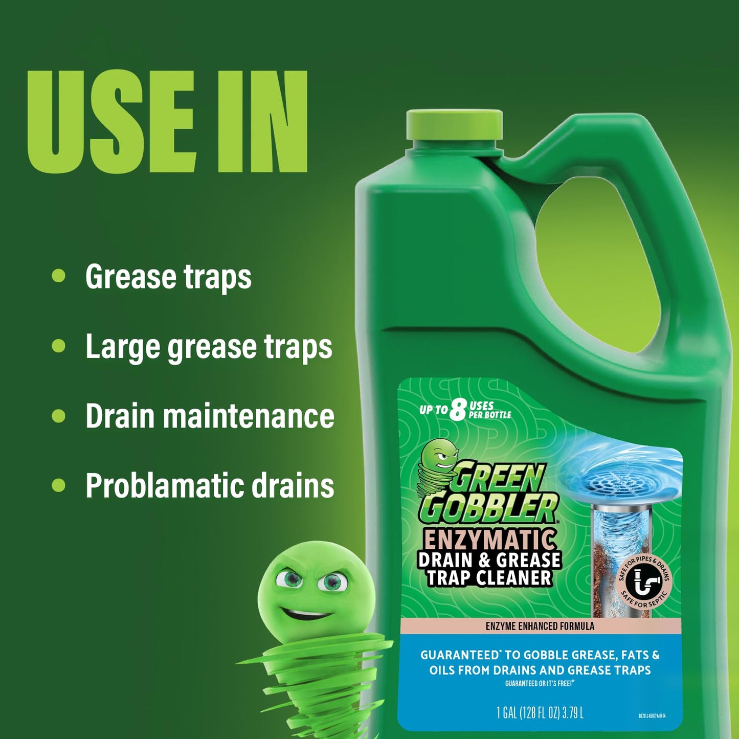 Green Gobbler Enzyme Drain Cleaner