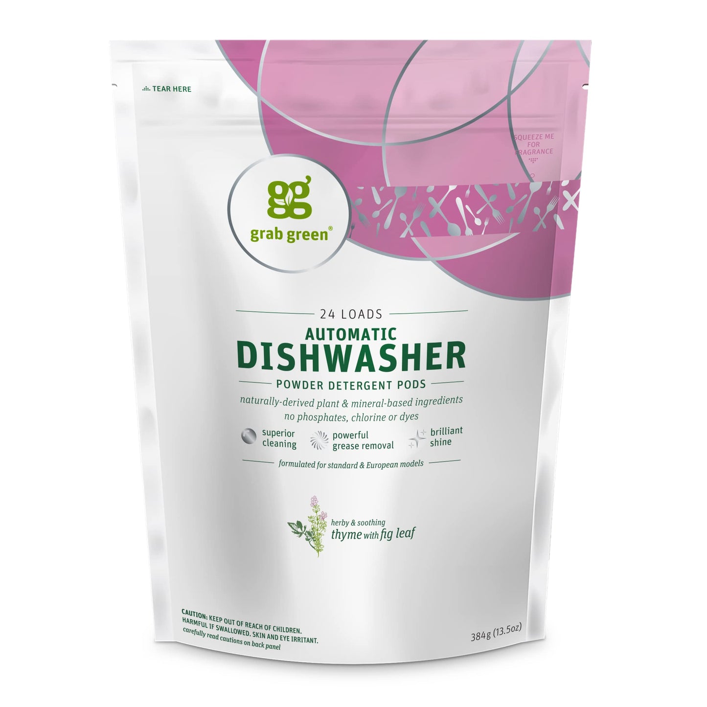 Natural Dishwasher Pods Enzyme Plant Based Tangerine Lemongrass