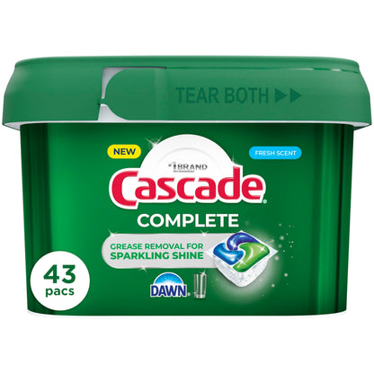 Complete Dishwasher Pods Deep Cleaning Tabs