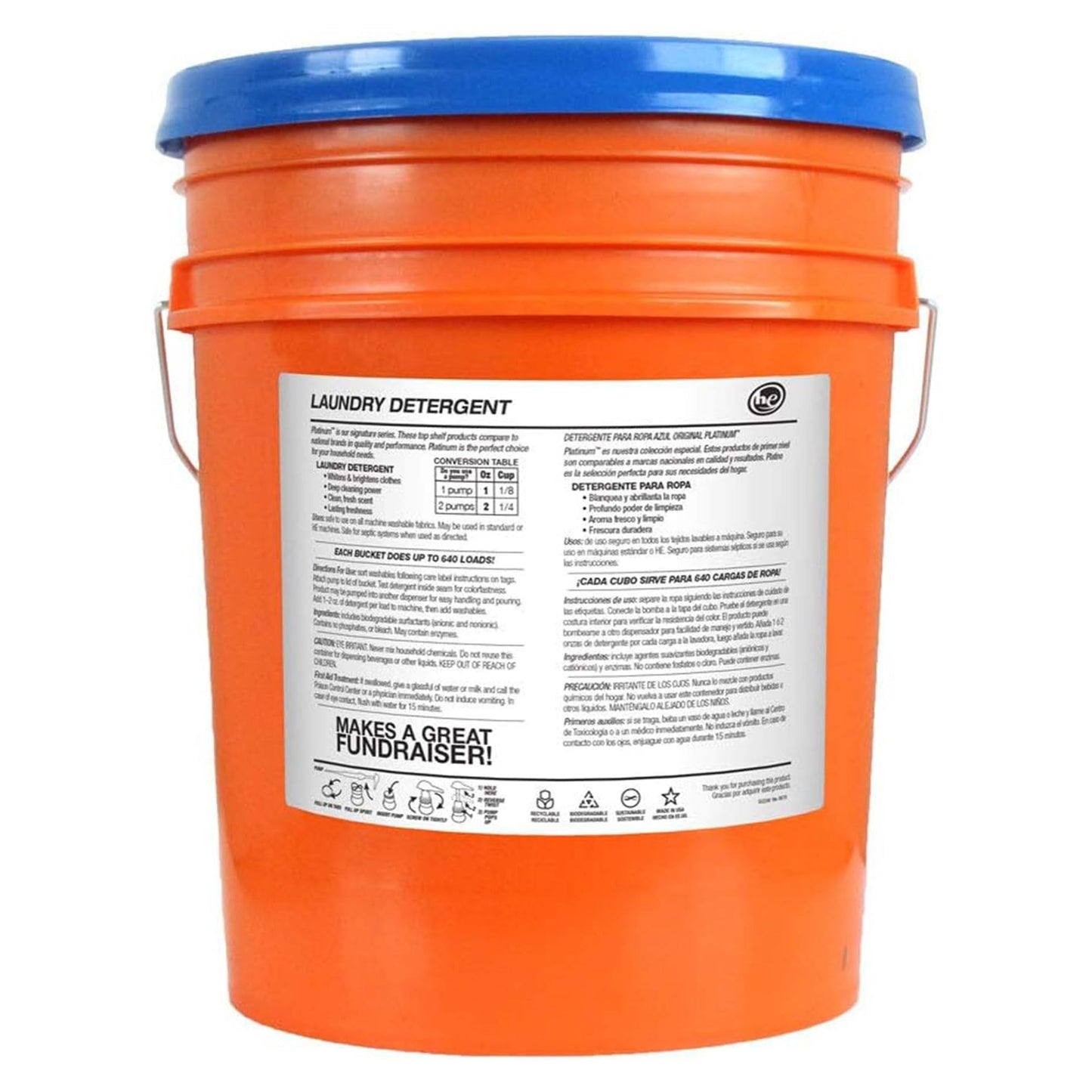 Laundry Detergent 6X Liquid 5 Gallon Bulk Fresh Softener