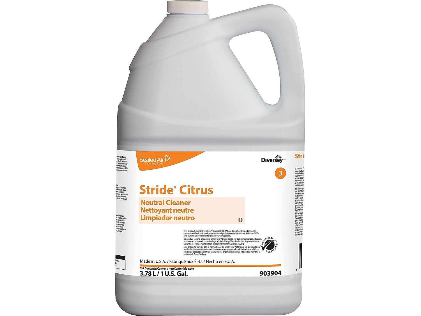 Citrus Neutral Floor Cleaner Concentrate 1 Gallon Commercial
