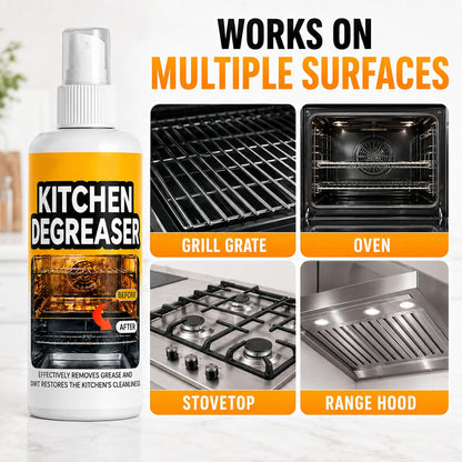 Grill Cleaner Spray Heavy Duty Kitchen Degreaser BBQ Oven Stove