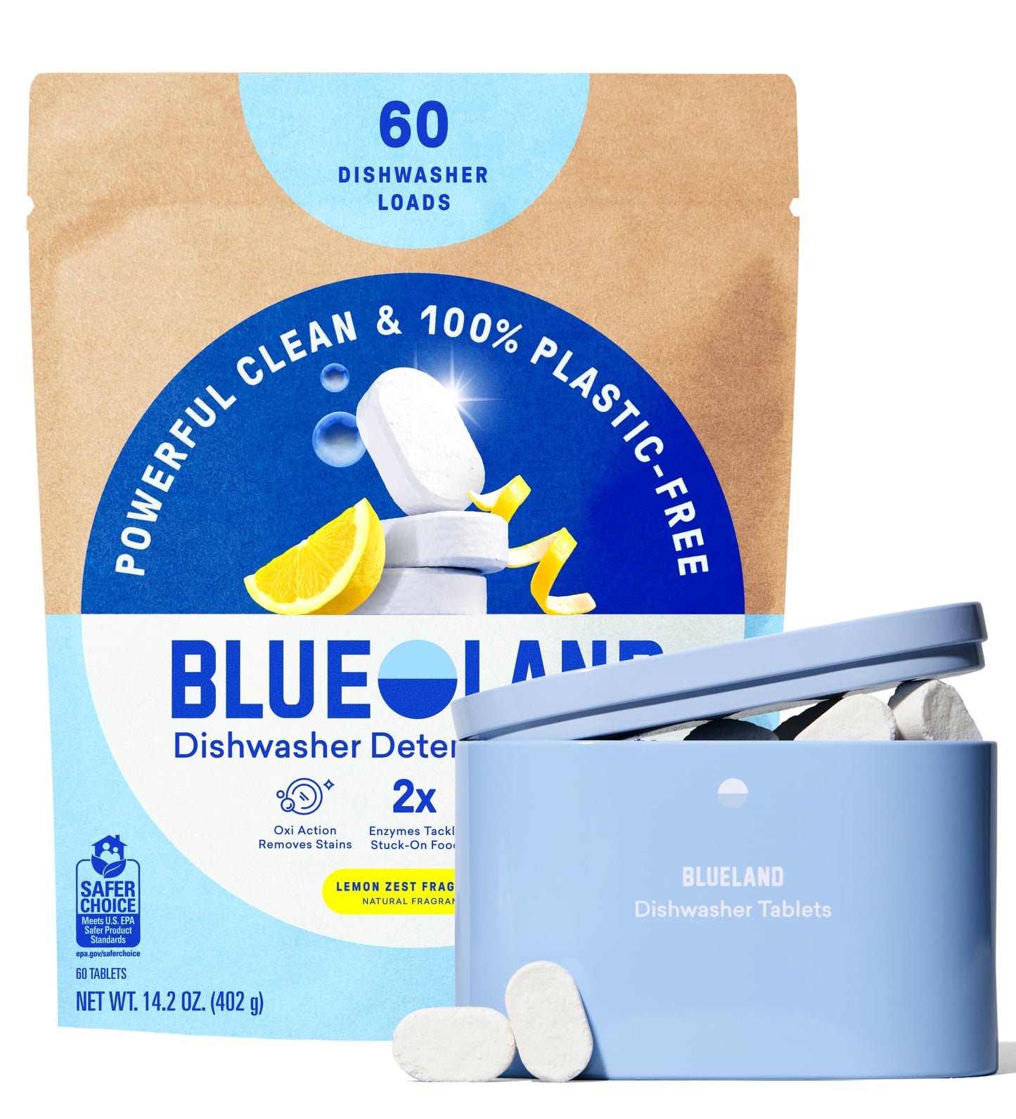 Plastic Free Dishwasher Tablets Eco Cleaning Tabs