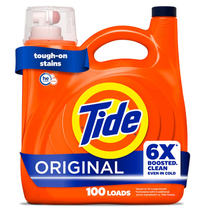 Laundry Detergent Liquid Original Scent HE Turbo Clean