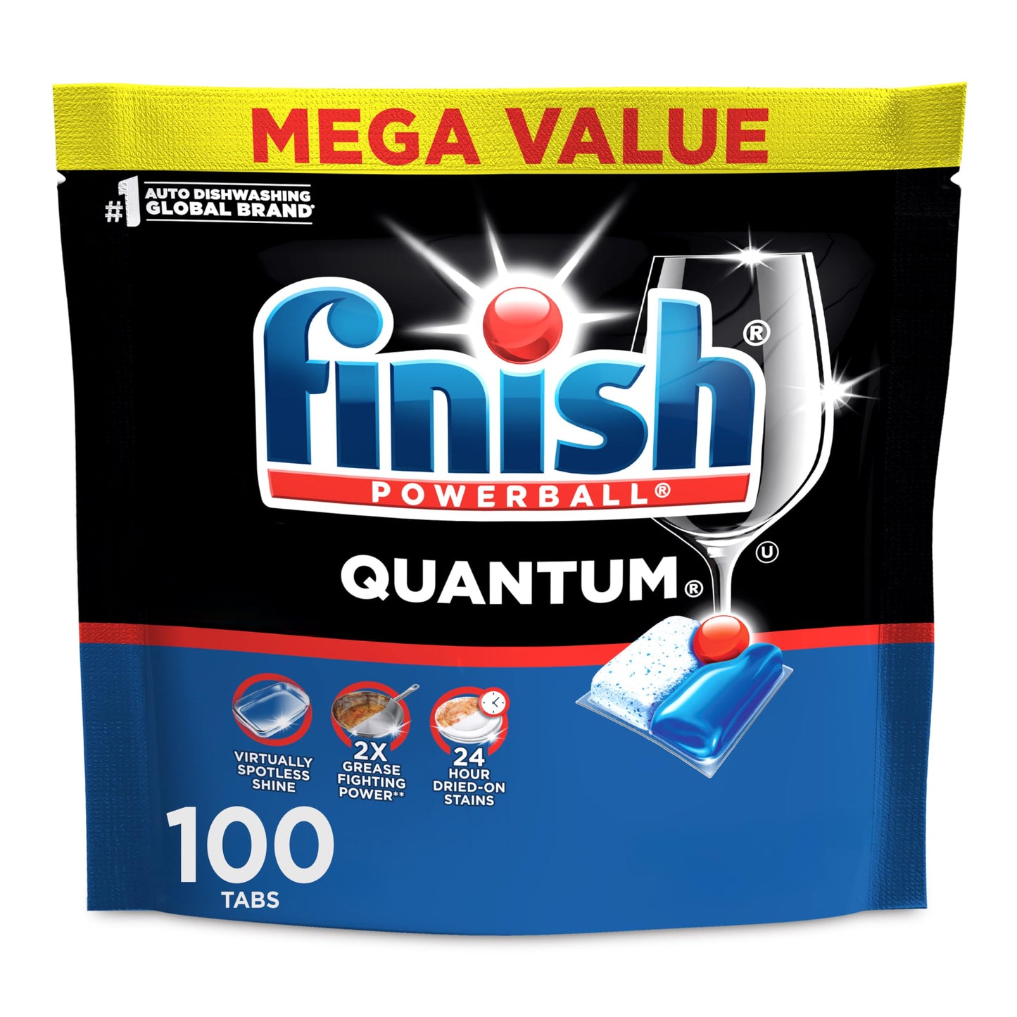 Quantum Dishwasher Pods All In One Cleaning Tabs