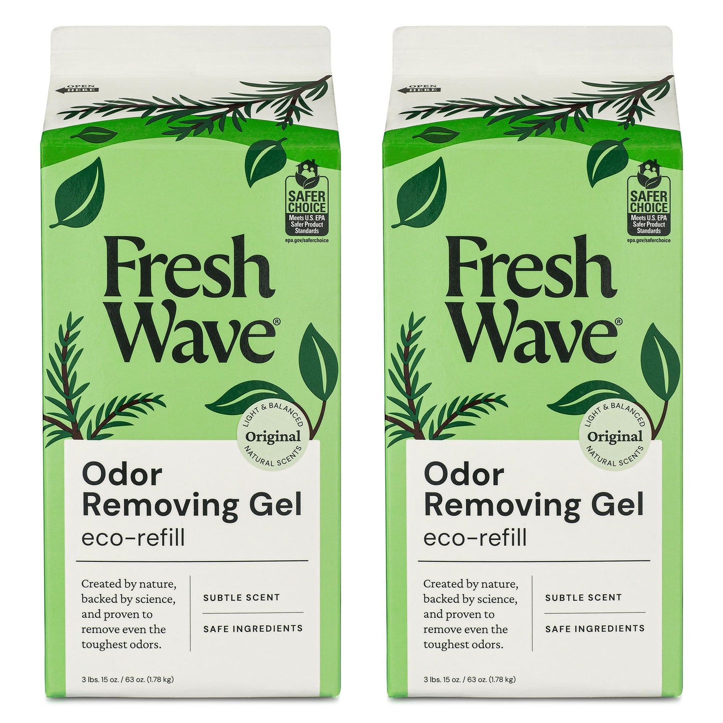 Odor Removing Gel 7 oz 3 Pack Fresh Wave