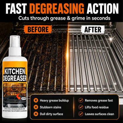 Grill Cleaner Spray Heavy Duty Kitchen Degreaser BBQ Oven Stove